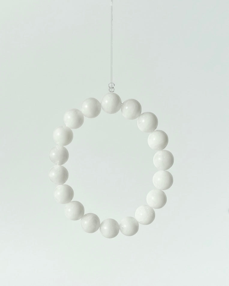 White Snowflake Phantom Quartz Bracelet