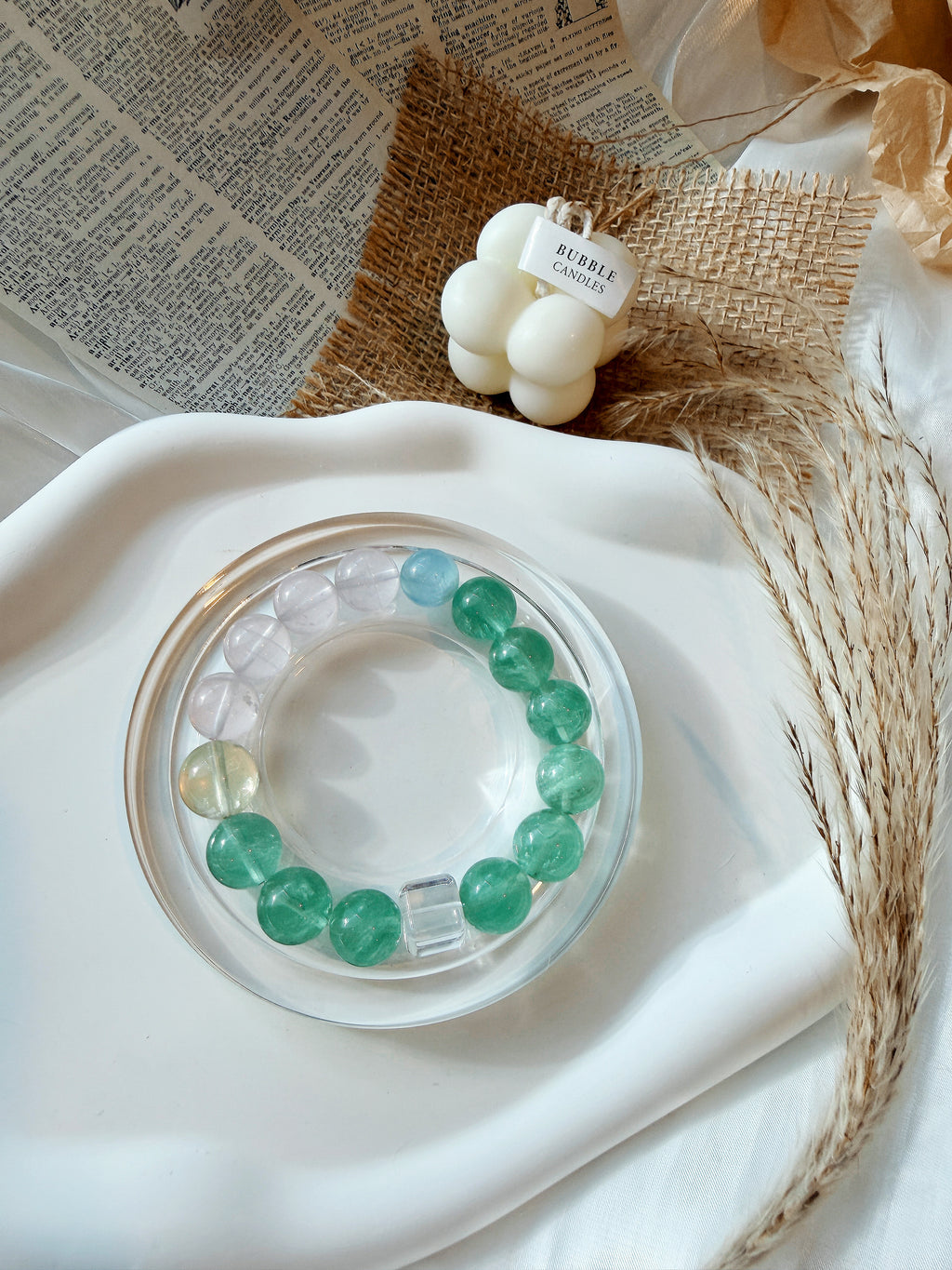 Multi-Purpose Crystal Bracelet – Emotional Balance, Prosperity & Protection