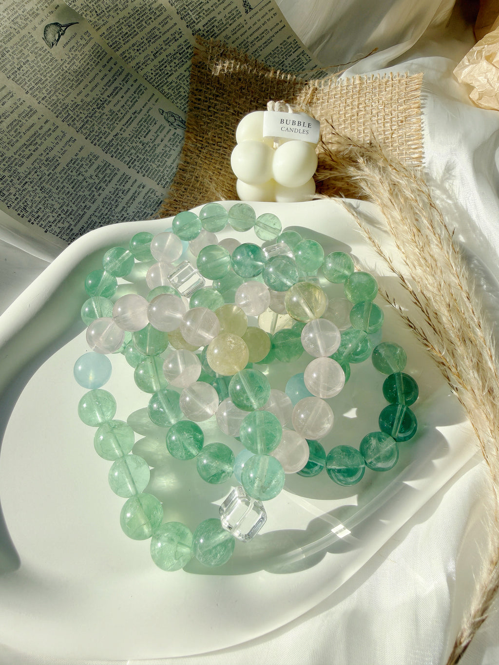 Multi-Purpose Crystal Bracelet – Emotional Balance, Prosperity & Protection